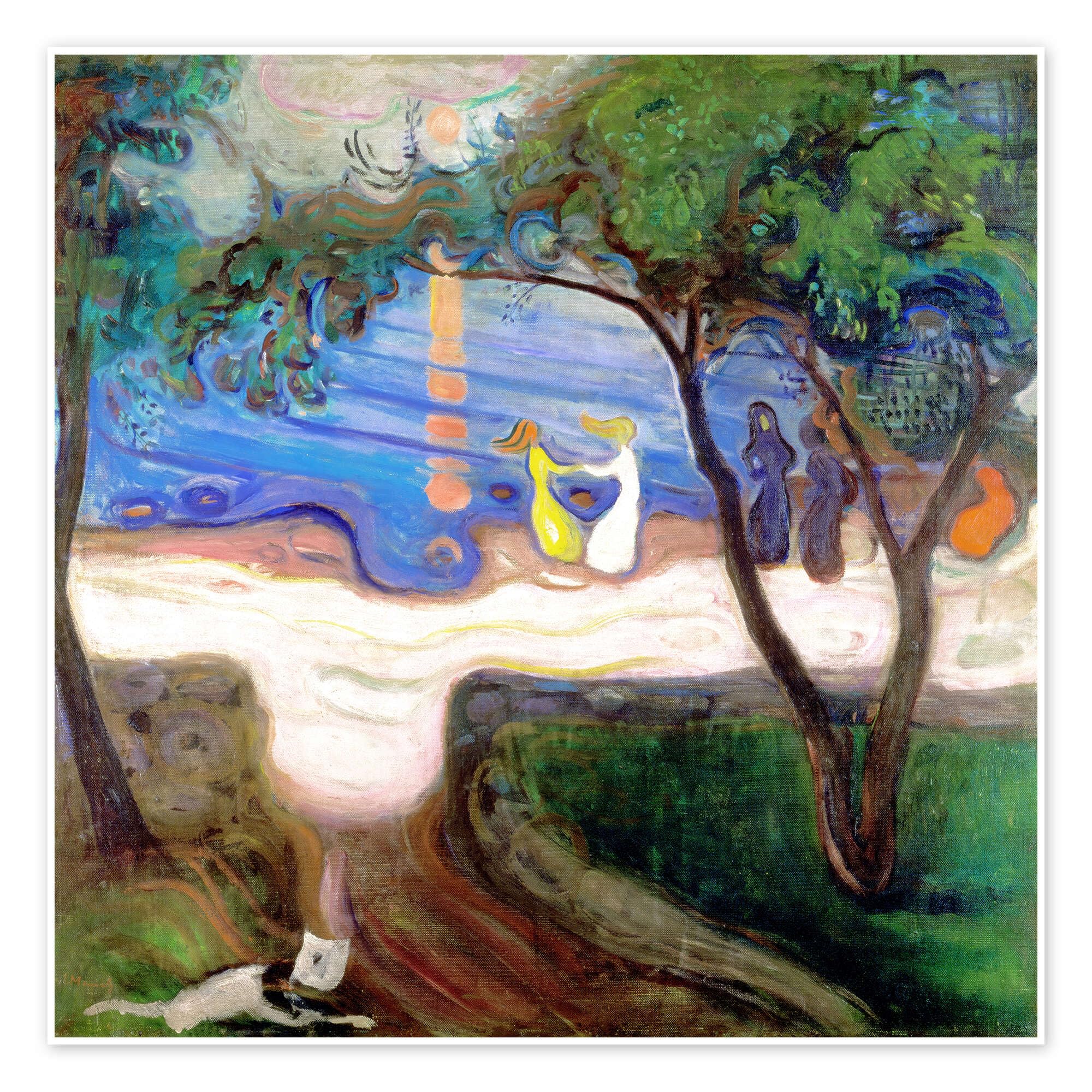 Dancing on a Shore (detail) Plakat