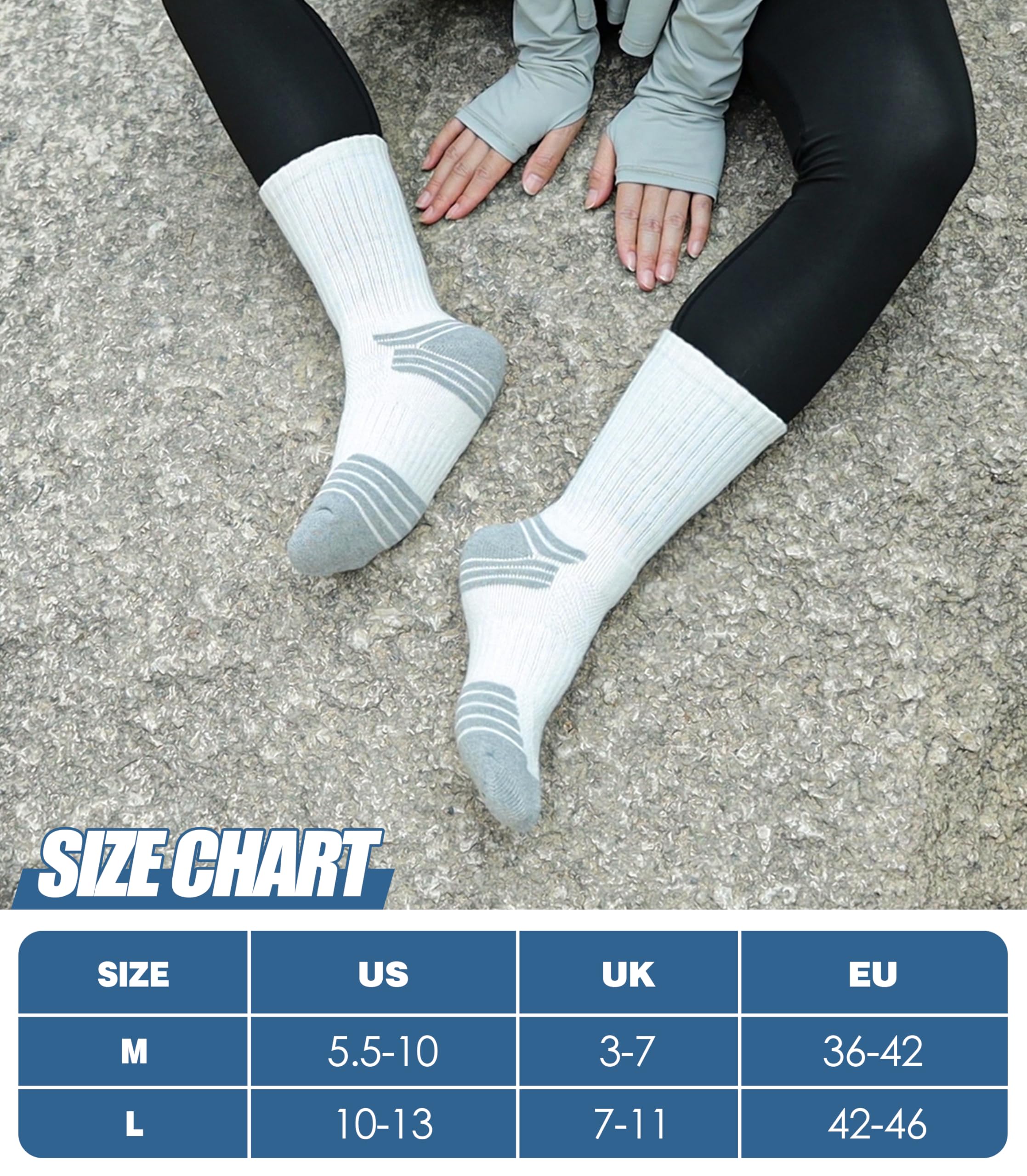Calcetines térmicos de lana merino para mujer, calcetines cálidos para botas de invierno, calcetines atléticos, para trabajo, acogedores, 5 pares
