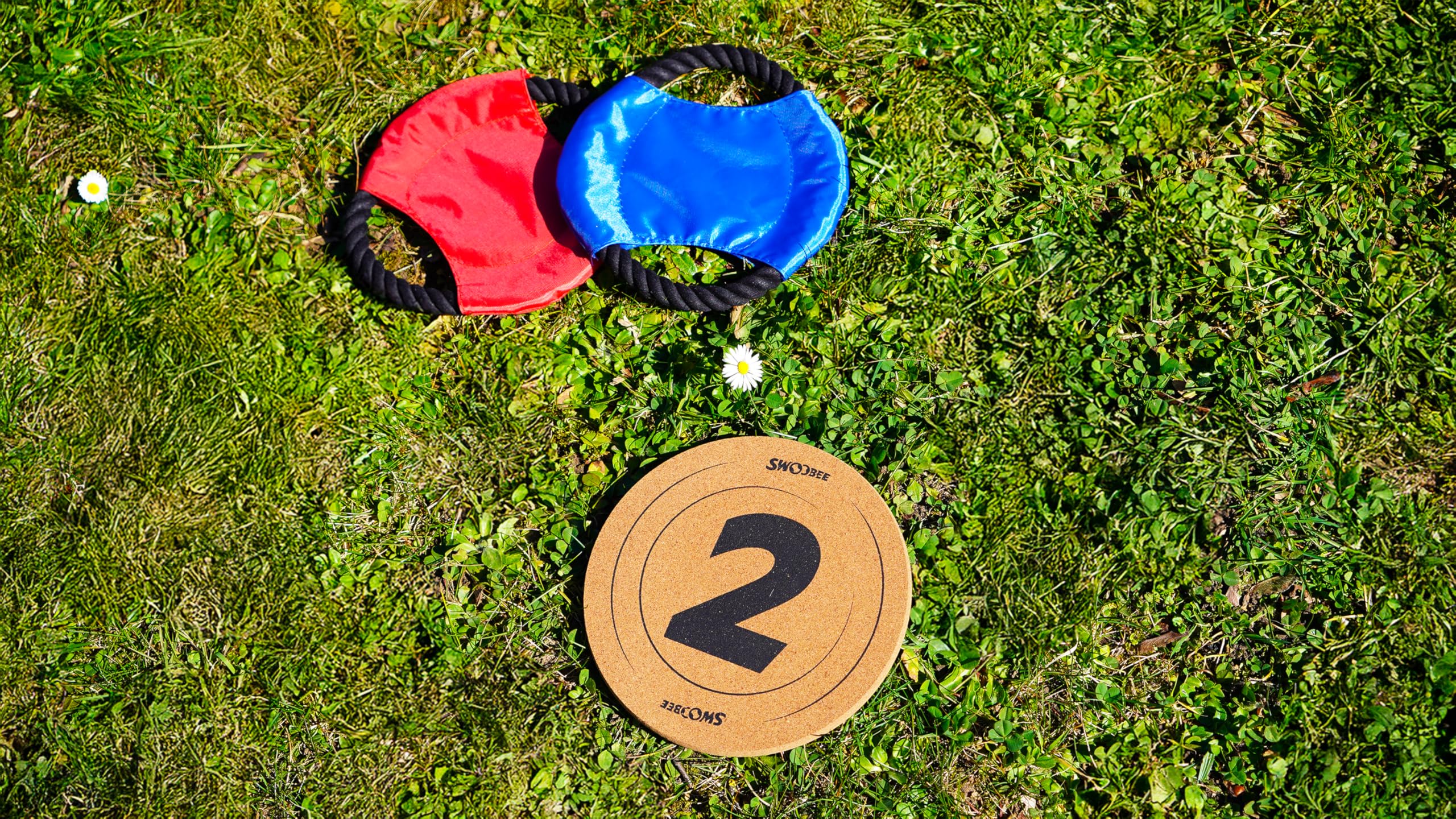 Bandjo - Swoobee - Jeu d'Ambiance - Jeu d'Adresse - en Extérieur et Intérieur - Facile et Léger à Transporter - Idéal pour s'Amuser Entre Amis ou en Famille - De 2 à 8 Joueurs - A Partir de 6 Ans.