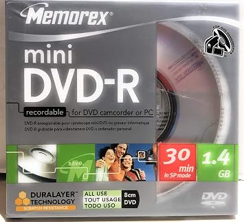 Memorex Mini DVD-r 1.4gb