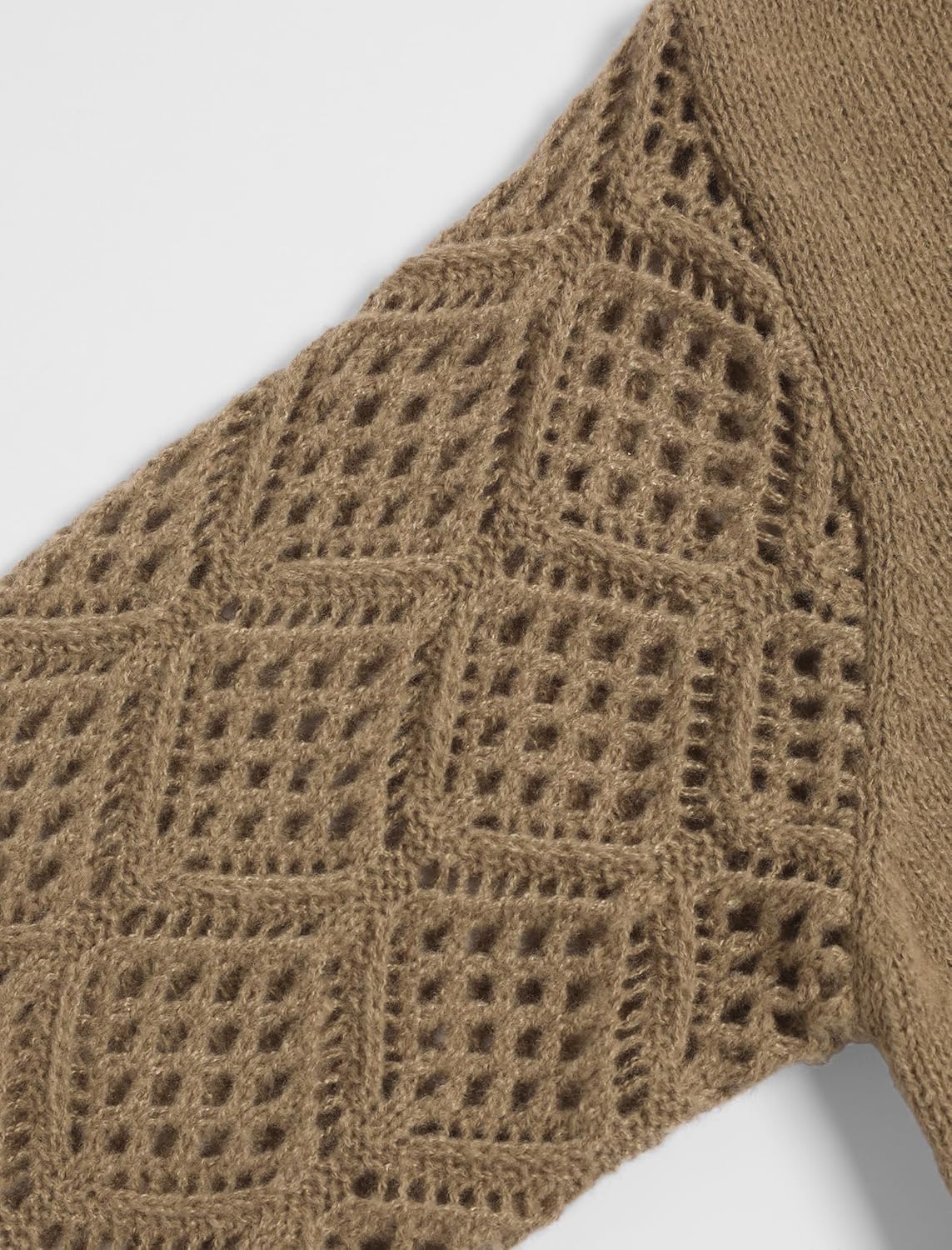 ZAFUL Women's Cropped Sweater V-Neck Long Sleeve Crop Sweater Pullover Jumper Knit Top - Image 4