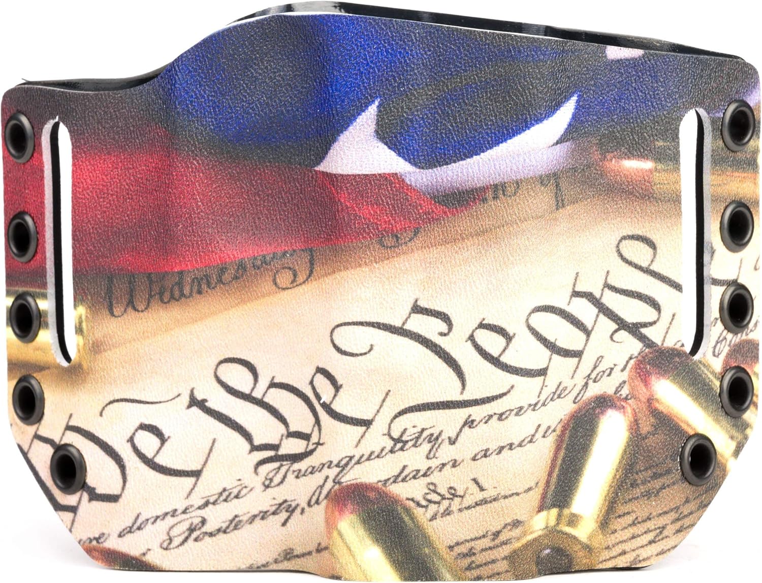We The Bullets OWB Holsters with Built in Belt Loops for More Than 150 Different Handguns. Left & Right Versions Available.