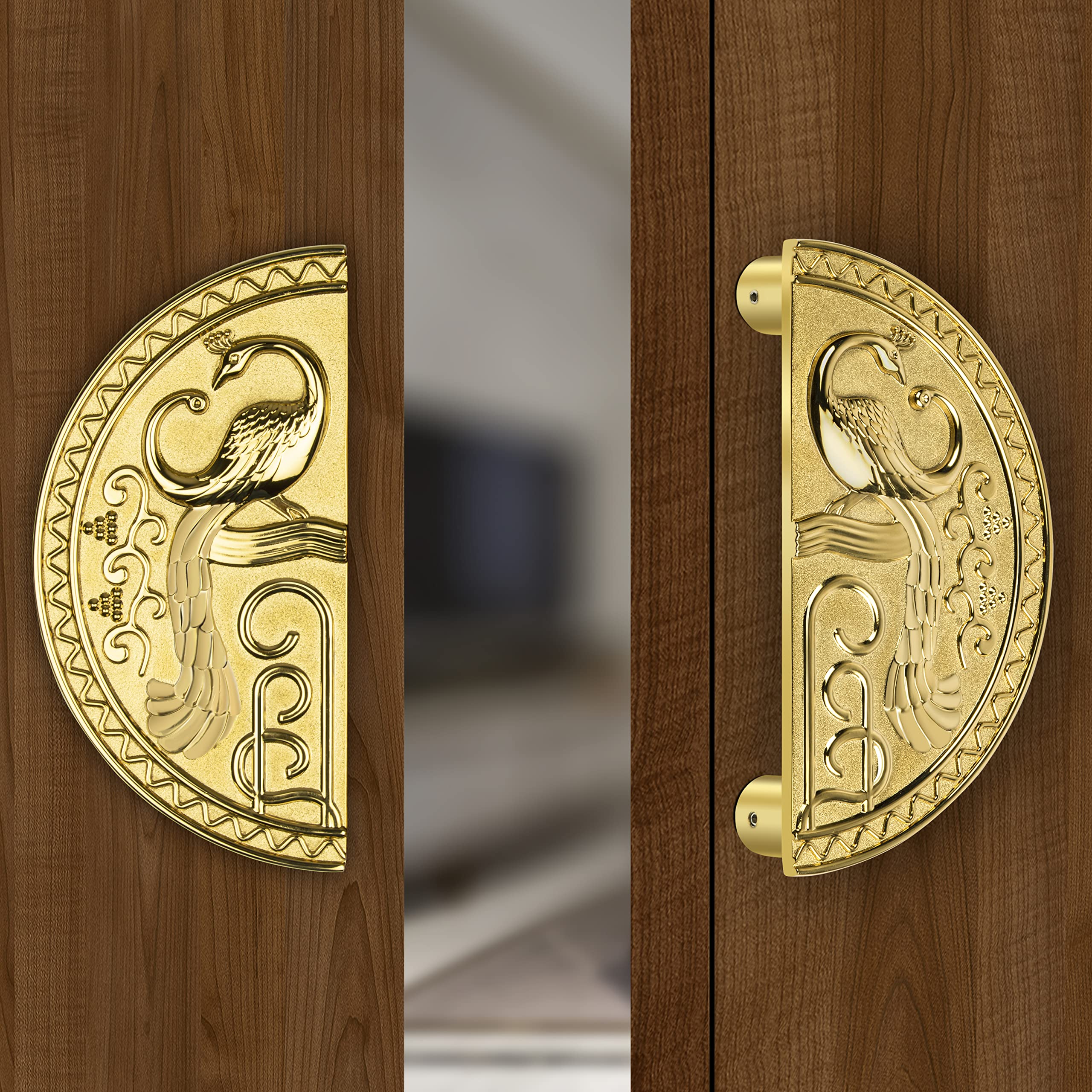 Plantex Zinc Heavy Duty Door Handle/Main Door Pull Handle/Door Handle For Main Door/ 8-Inches Round Shape Door Handle For Glass & Wooden Door (323 -Pvd Gold Finish) - 3 Years Warranty (B0BRKMPB5R) Amazon Price History, Amazon Price Tracker