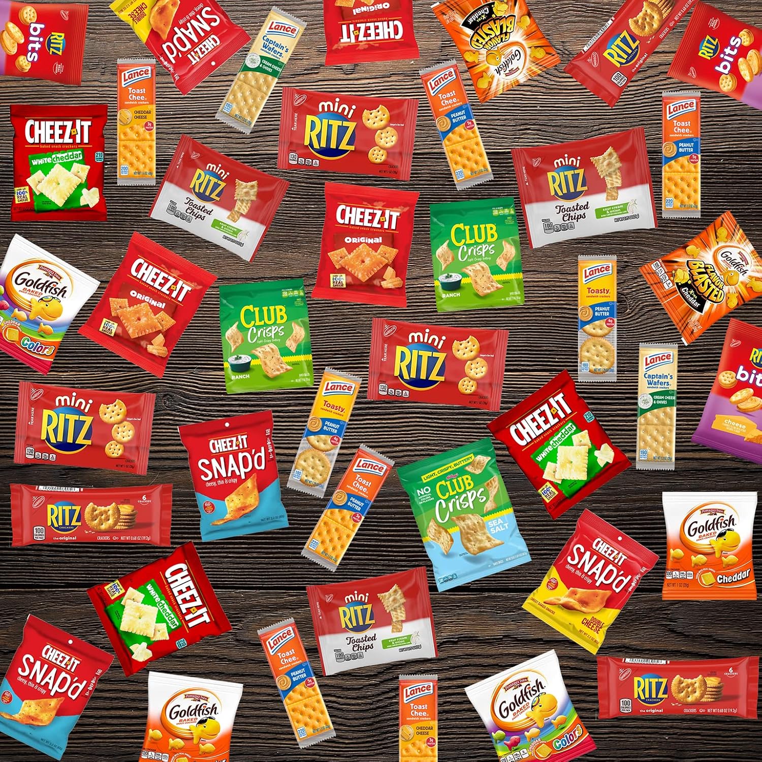 Buy Snack Crackers Variety Pack (40 Count) Online at Lowest Price in