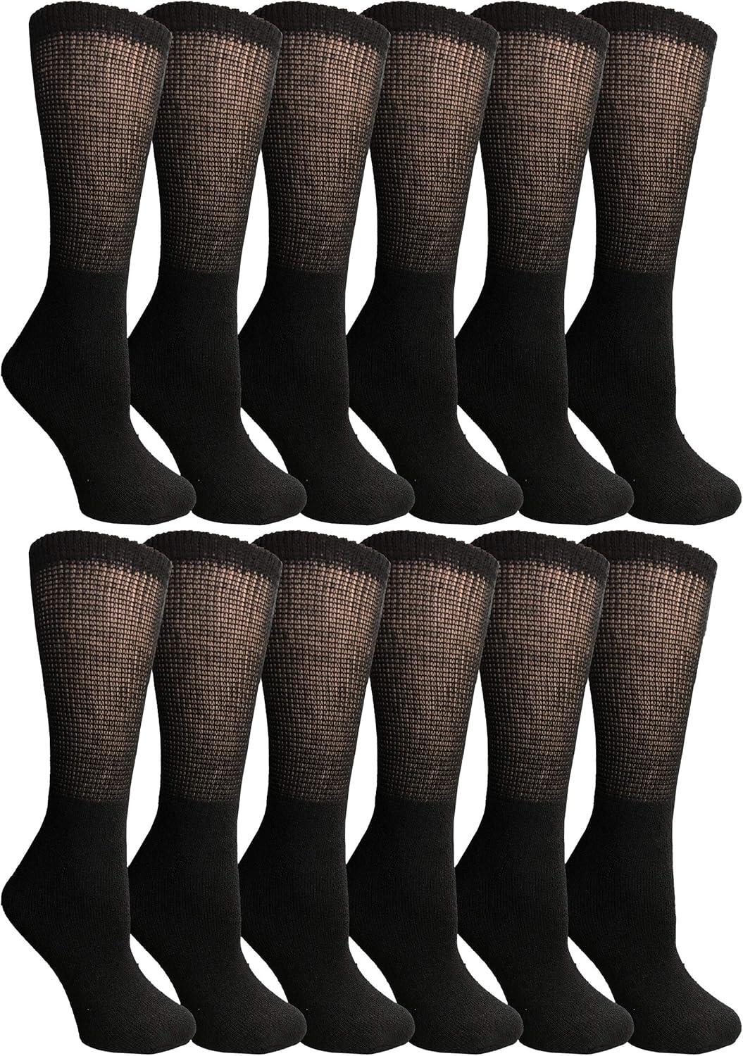 12 Pack Black Crew