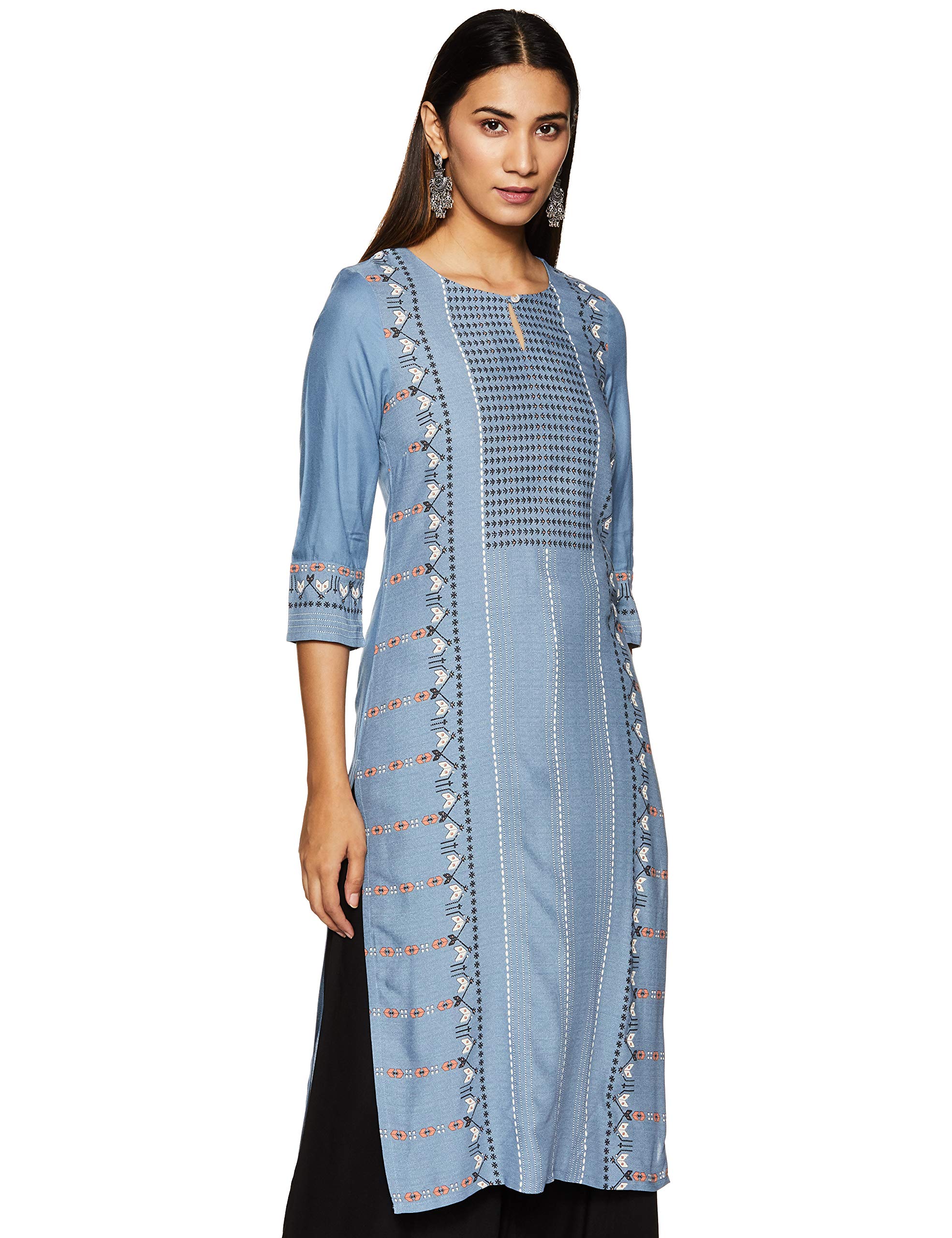 W for WomanRayon Straight Kurta