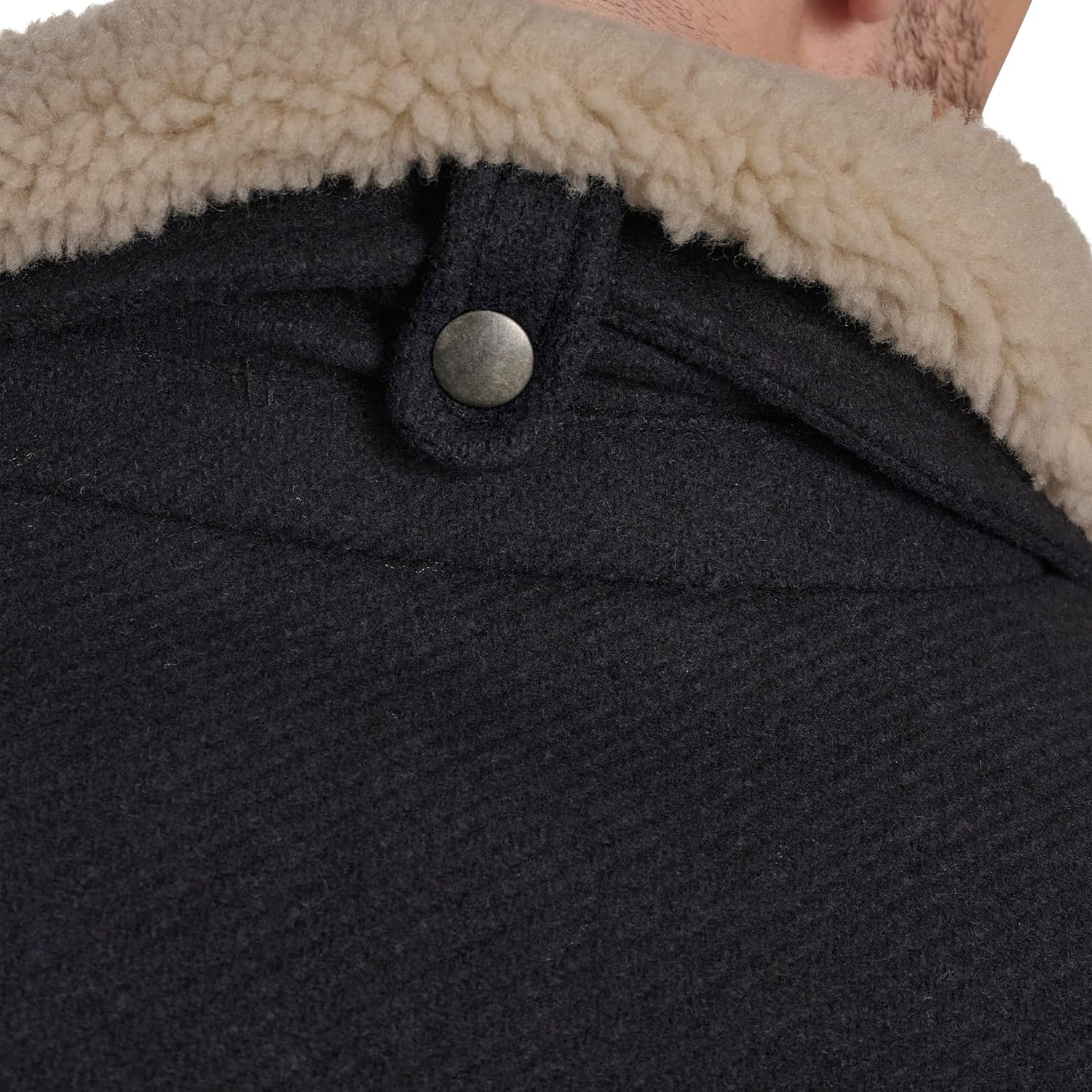 Levi's mens Wool Blend Depot Jacket With Sherpa Collar - Image 5