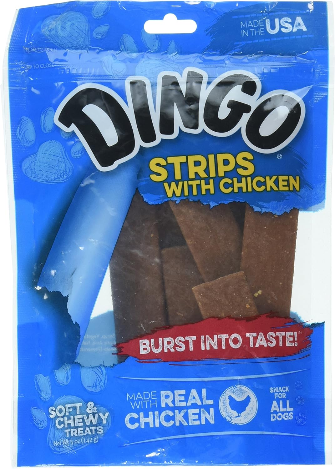 Dingo Gluten Free Chicken Strips, Made In The Usa, 5-Ounce