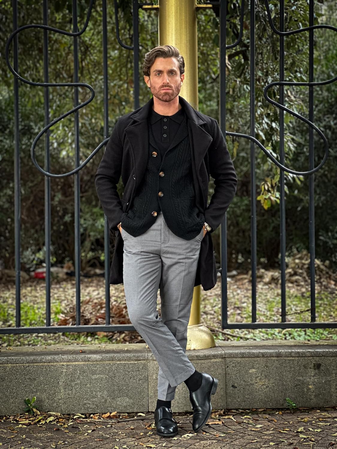 COOFANDY Men's Classic Fit Dress Pants Flat Front Straight Formal Pants Wrinkle Free Expandable Waist Suit Pants - Image 6