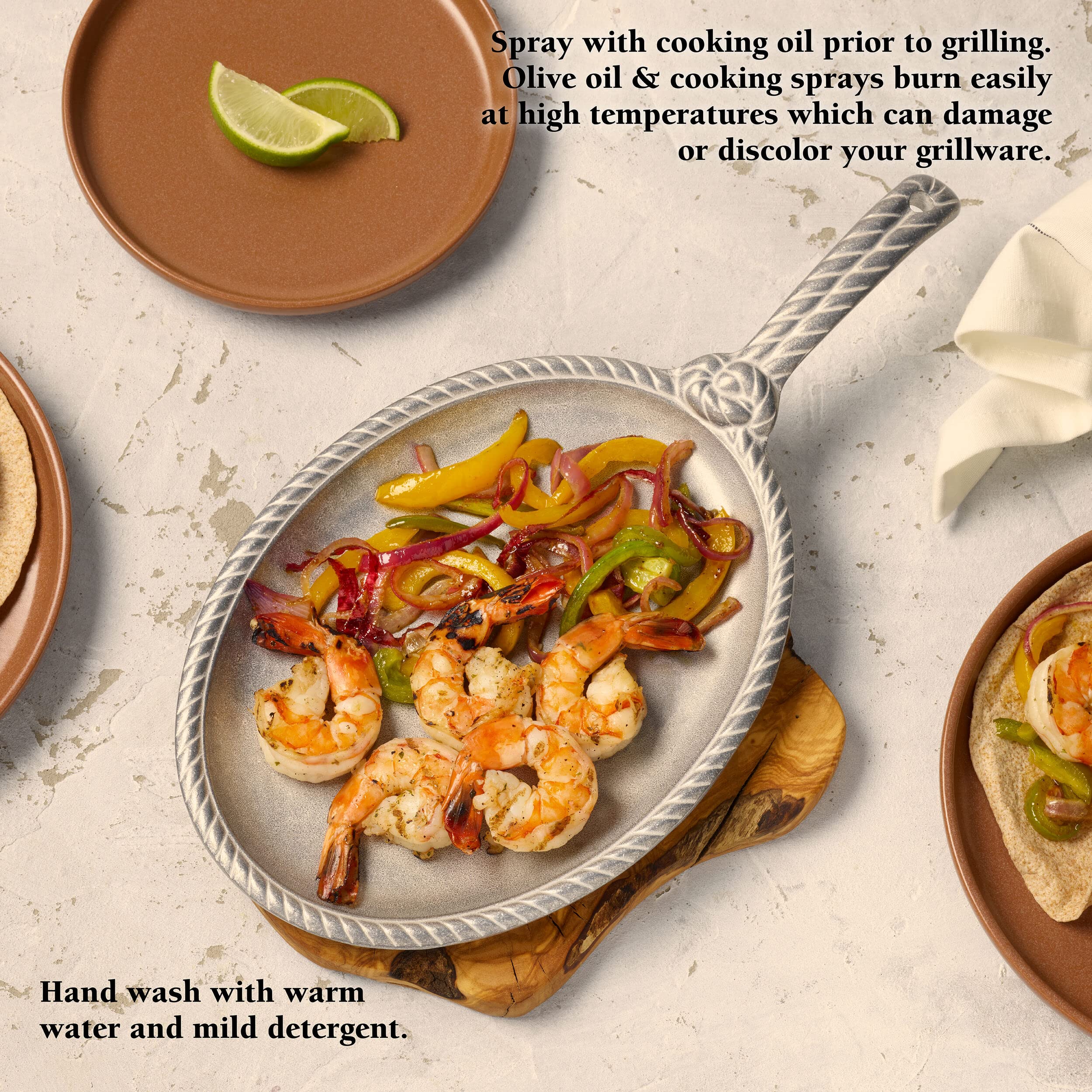 Amazon.com | Wilton Armetale Gourmet Grillware Sizzle and Serving