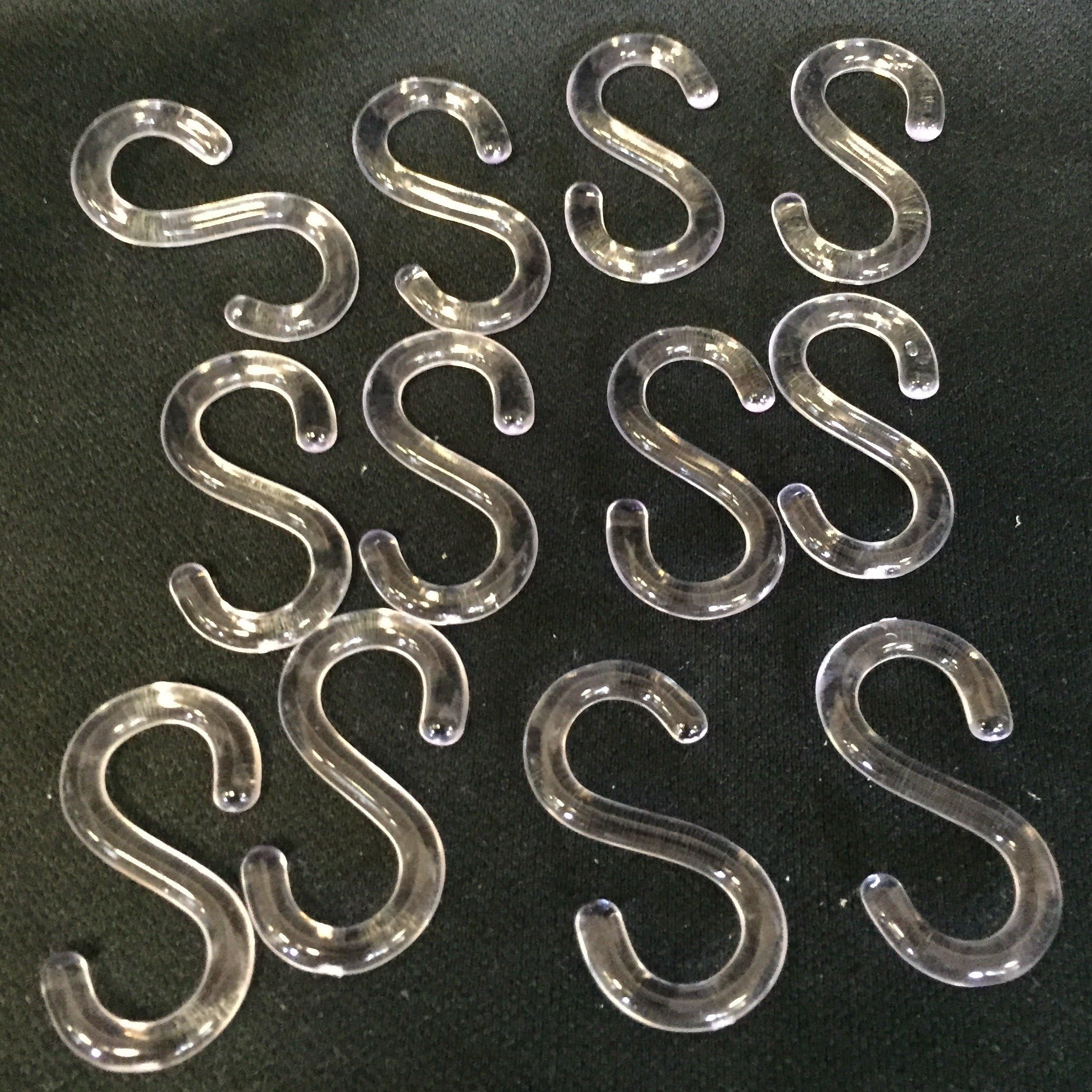 Punch Bowl Accessories 12 Pcs 1.7-inch Clear Plastic Punch Bowl Cup S Hooks  | Bodega Aurrera En Lnea 12 Pack Plastic Hooks