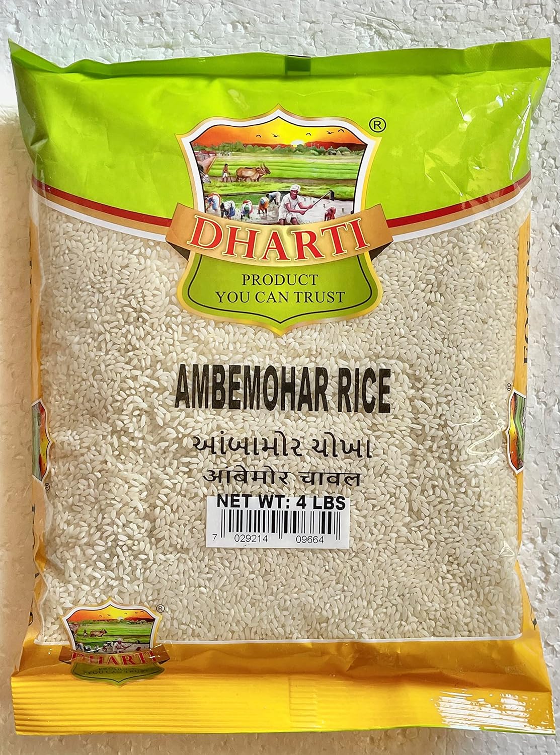 Dharti Ambemohar Rice 4 Pounds Grocery & Gourmet Food