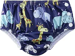 Acqua di Mare Sunga com Fralda de Piscina Reutilizável Bebê Menino 6 a 24 meses