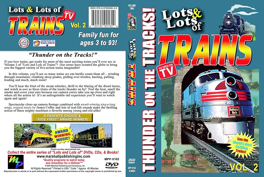Amazon.com: Lots & Lots of Trains Volume 2 - Thunder on the