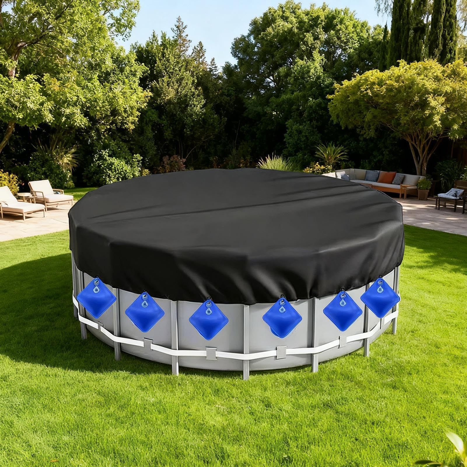 Gewichte für Poolabdeckung, robust, 10 Stück, Wassergewichte für den Winter, für Sportbegeisterte, Hinterhof, Villa, Park, Hotel, Strandhaus