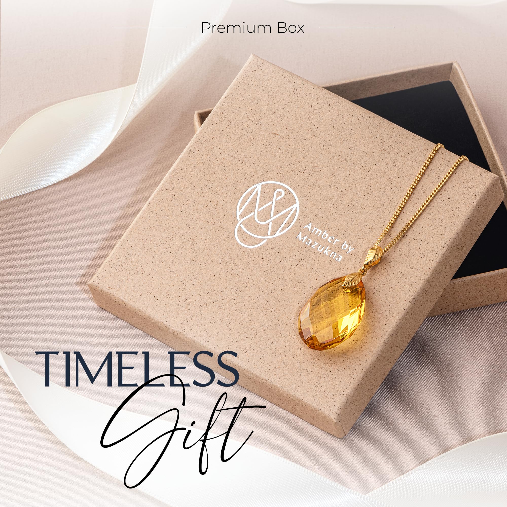 Baltic Amber Pendant for Women, Sparkling Amber Drop, Gold Plated Sterling Silver Necklace, Cognac Color Jewelry for Ladies, 18 inch gold plated chain: Silver Teardrop