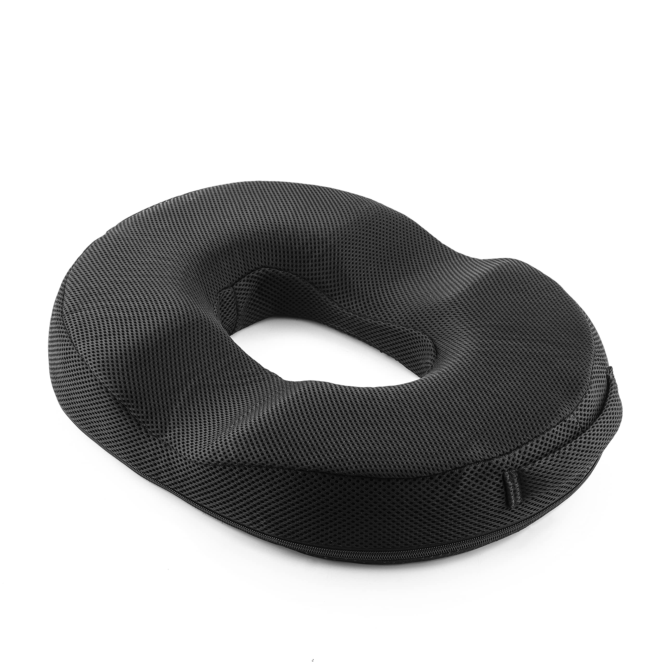 InnovaGoods - Cuscino Ergonomico in Gel e Carbone di Bambù, Antiodore, Memory Foam, Antiscivolo, Traspirante, Con Maniglia per Trasporto, Nero, Estándar, Foam