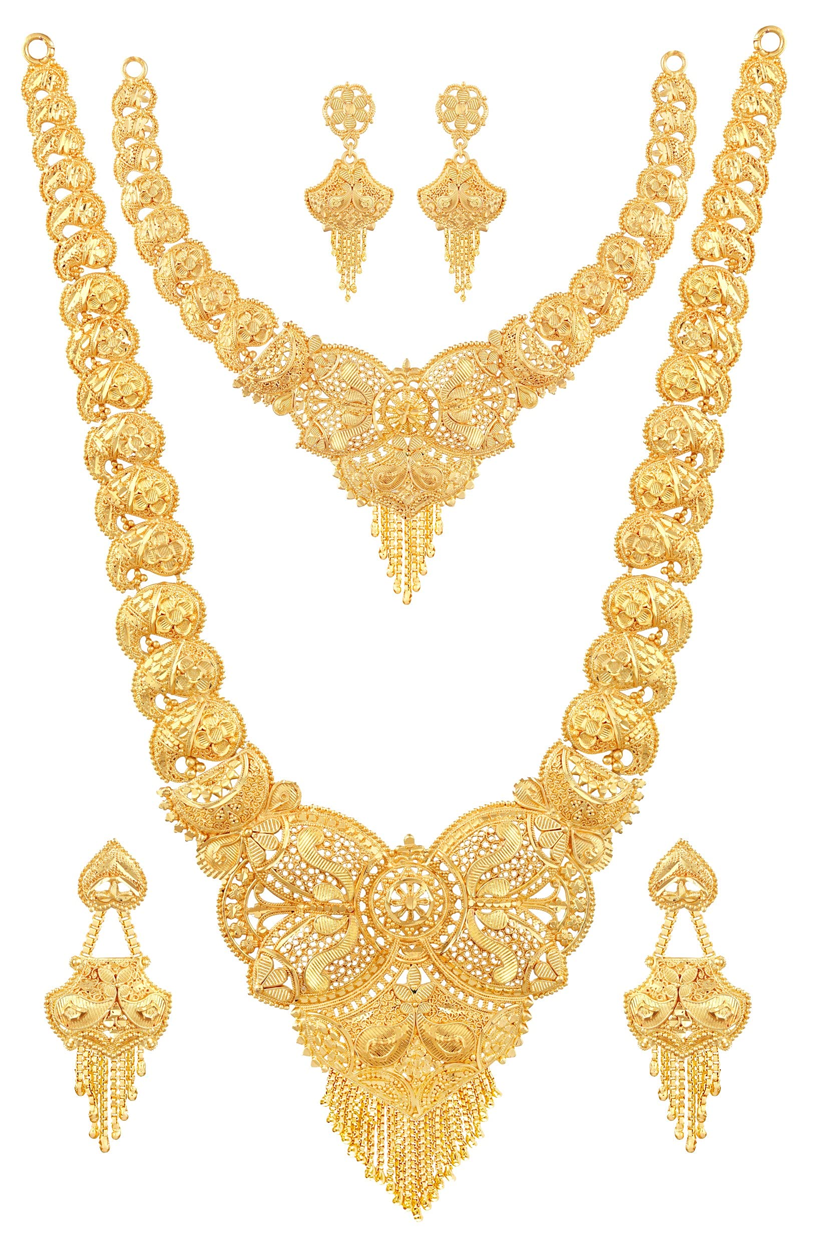Mansiyaorange Combo Of Two Long Rani Haar And Multi Choker Jwelery/jualry Necklace Jewelry Set For Women (B097N8P5QY) Amazon Price History, Amazon Price Tracker