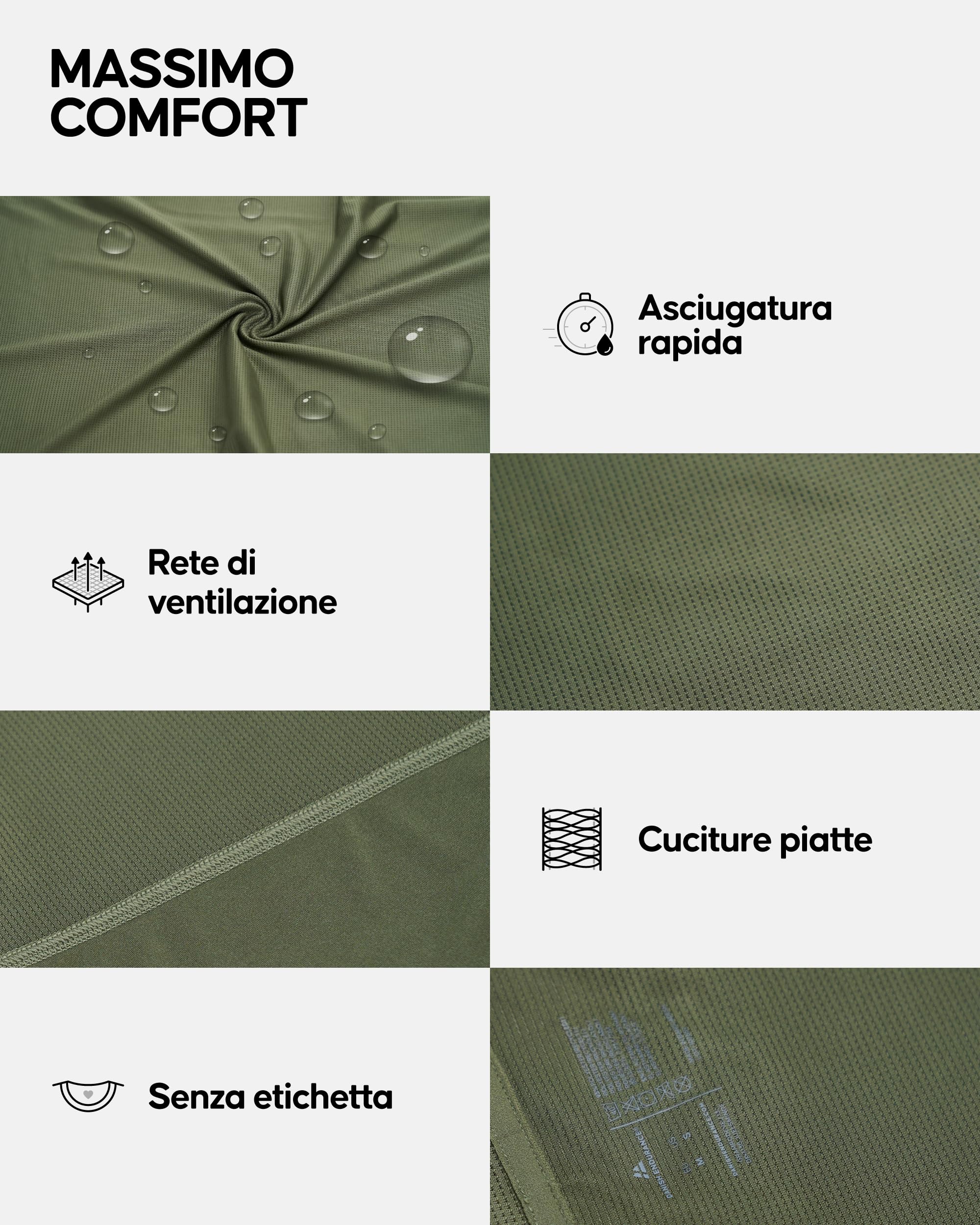 DANISH ENDURANCE Maglietta Uomo Palestra, Quick Dry, Pacco da 1 o 2 | T-shirt sportiva in materiali sostenibili, quick dry, traspirante e leggera, per fitness, palestra e uso quotidiano