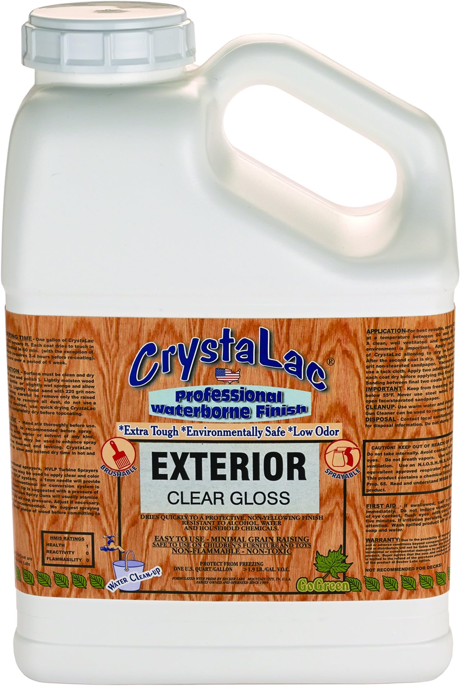 CrystaLac Exterior Gloss, Gallon