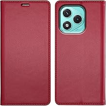 Cover for Honor 400 Lite 5G, [RFID Protection] Premium PU Leather Book Case, Burgundy