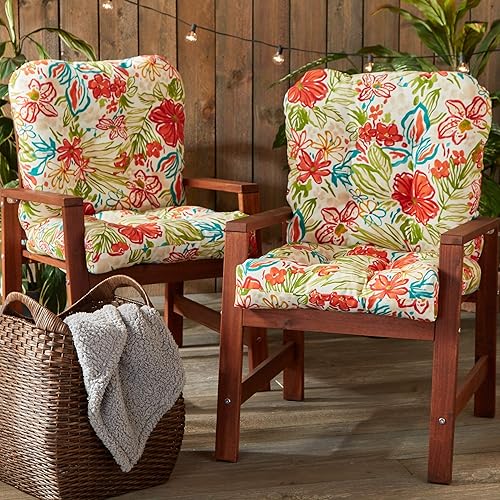 Miniatura 10 de Greendale Home Fashions Juego de cojines para asiento y respaldo de silla, 2 unidades (paquete de 1), desierto pintado