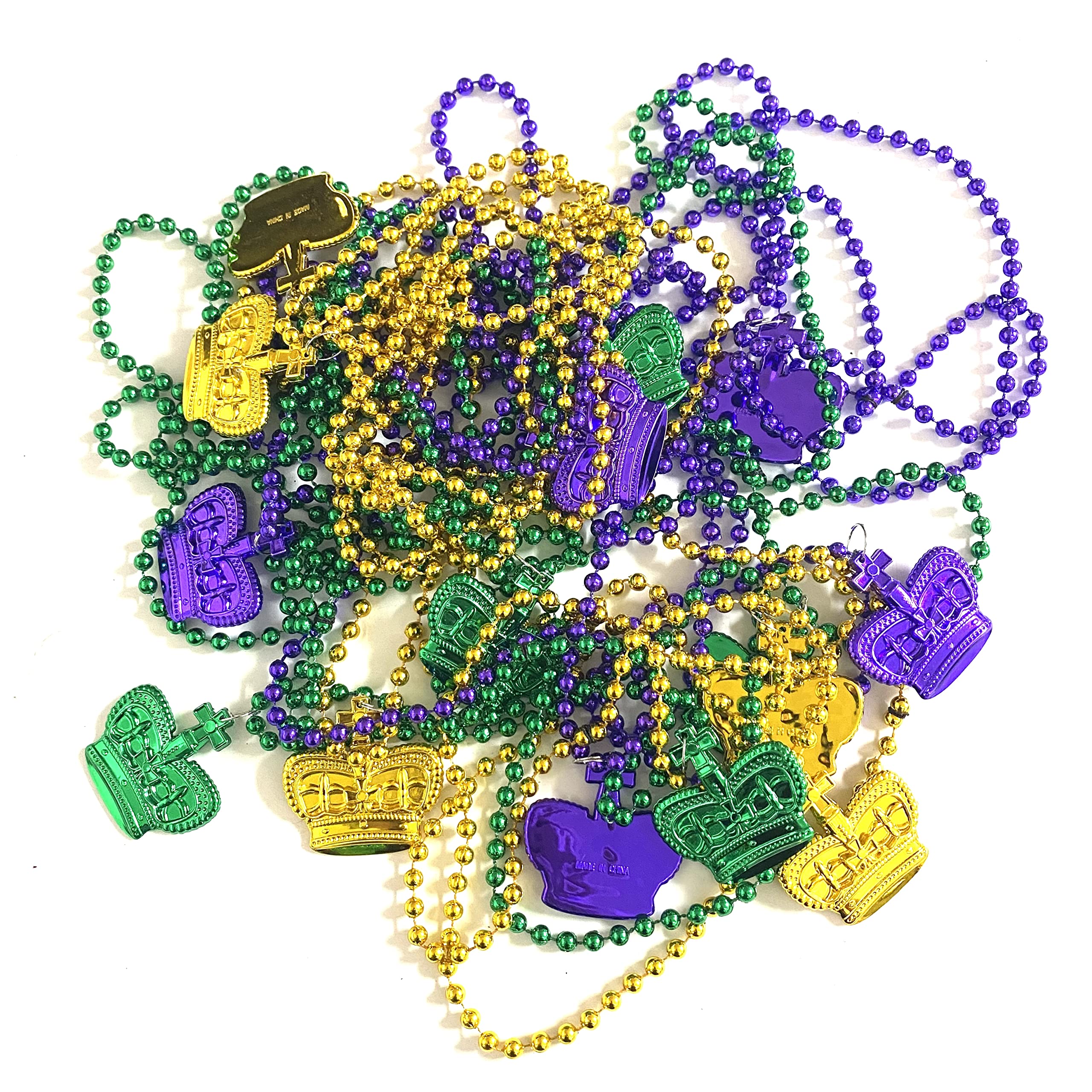 Bead Necklaces Bulk 100 Metallic Bead Necklace Assortment