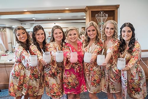 Miniatura 9 de Vaso de vino personalizado con tapa, taza aislada de acero inoxidable de 12 onzas, regalo de dama de honor grabado personalizado, regalo de