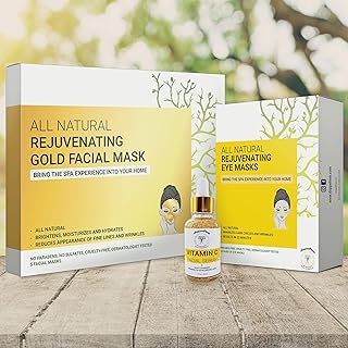 Doppeltree Paquete Golden Glow Trio | Máscara...