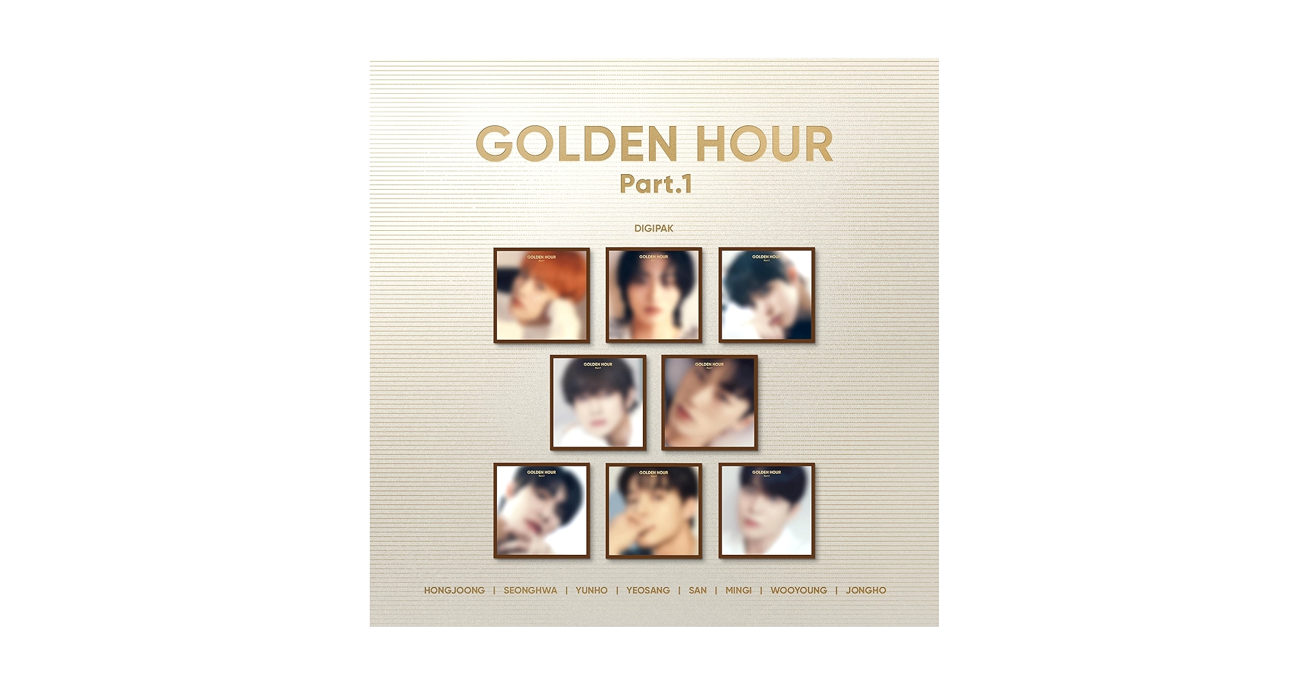 ATEEZ GOLDEN HOUR HMV デジパック CDセット ソンファ① ATEEZ GOLDEN HOUR HMV デジパック CDセット ソンファ① - メルカリ