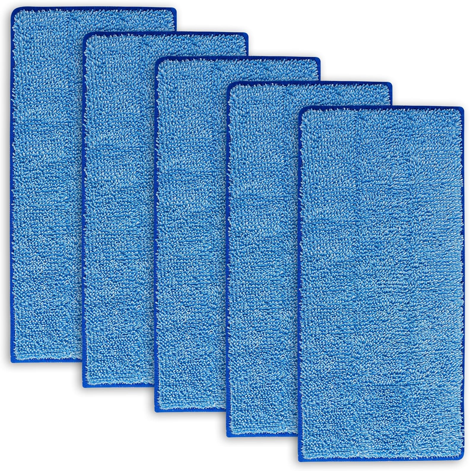 7 Pack Reusable Mop Pads Compatible with Swiffer Wet Jet Mop Papclean Wet Pads