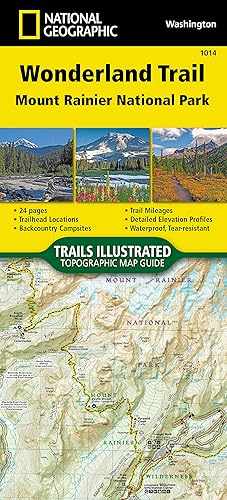 Wonderland Trail Map (National Geographic Topographic Map Guide, 1014)