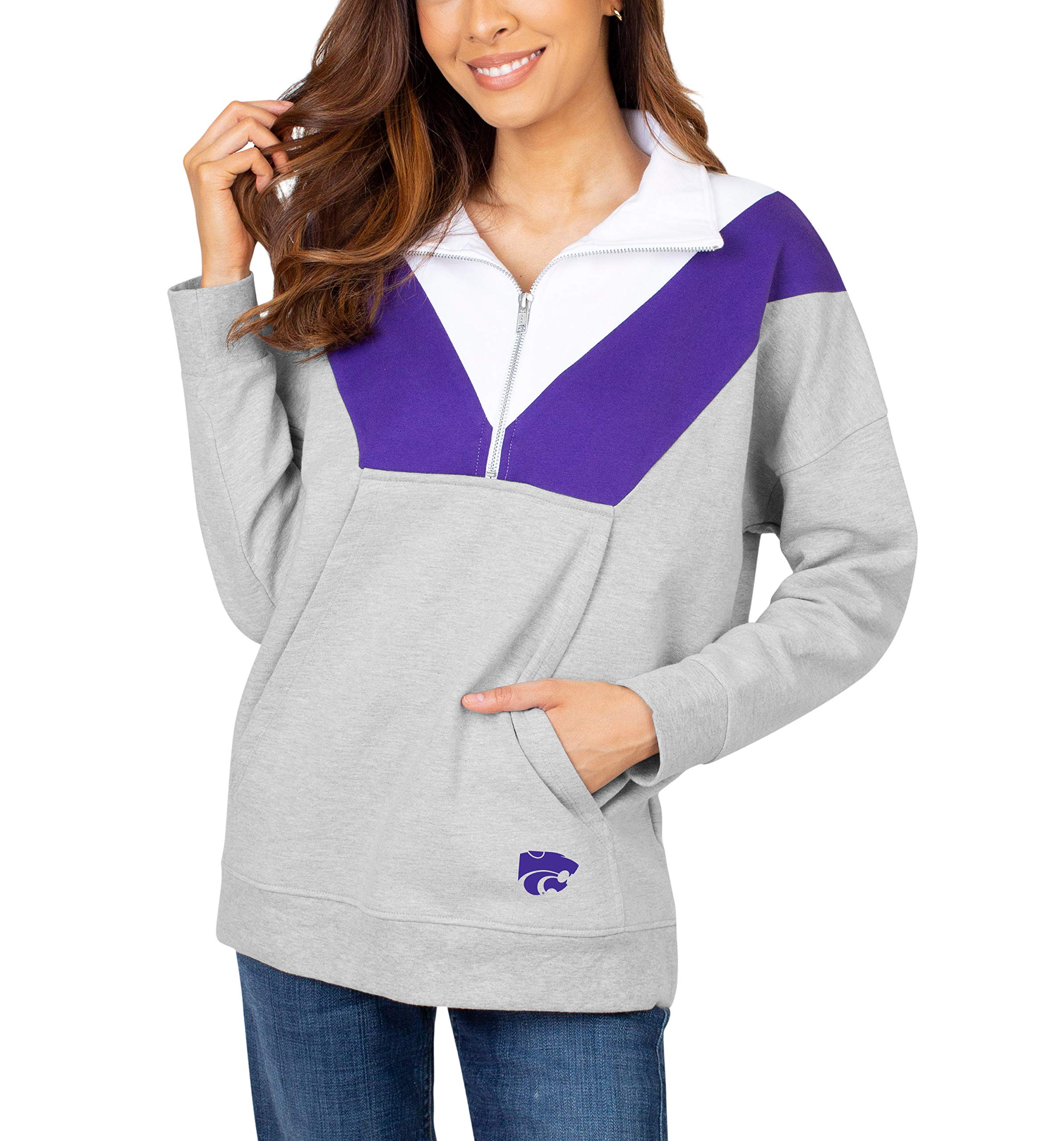 UG Apparel Women's Colorblock 1/4 Zip