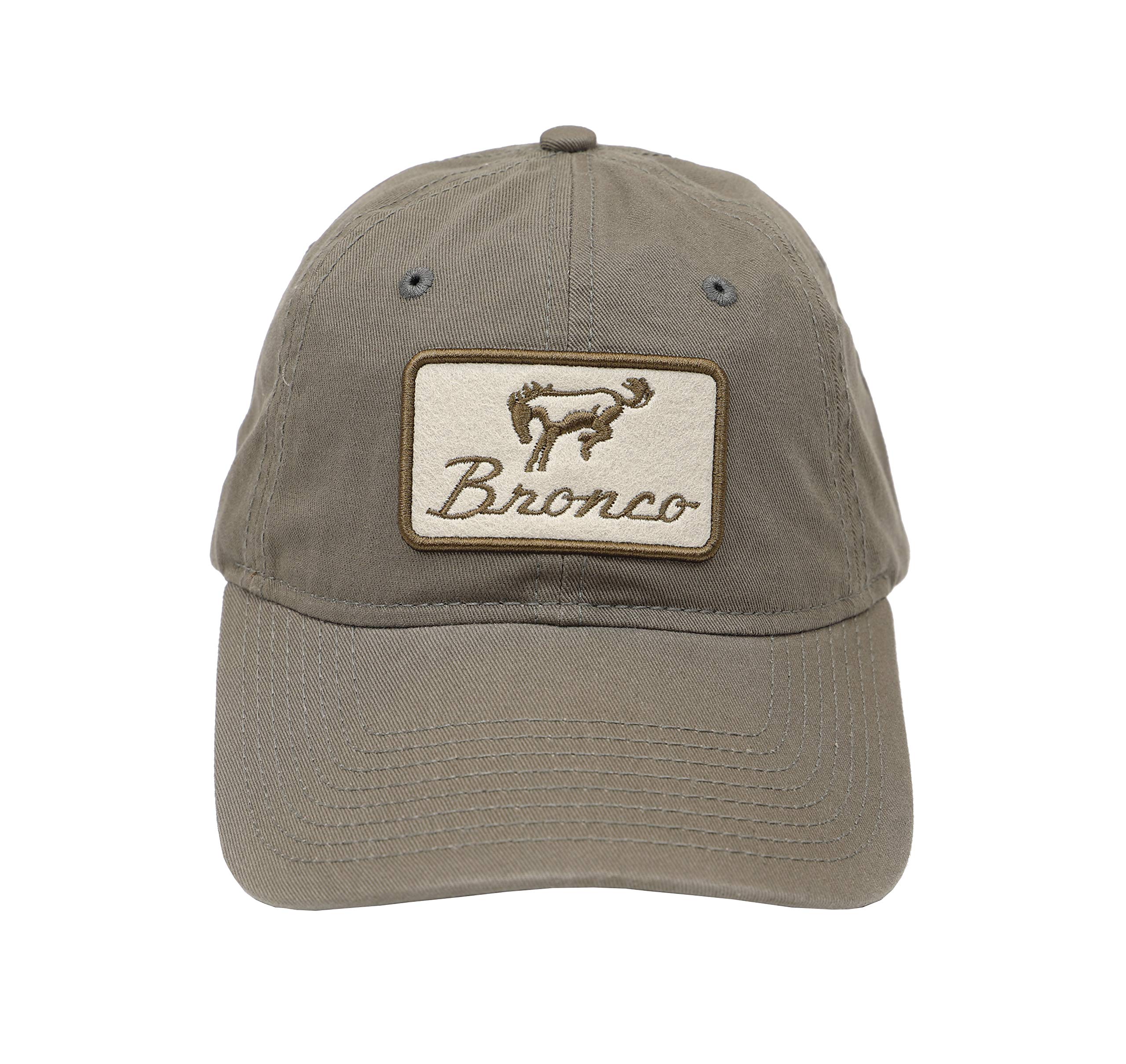 Ford Bronco Military Adjustable Strapback Hat - OSFA Brown-Green