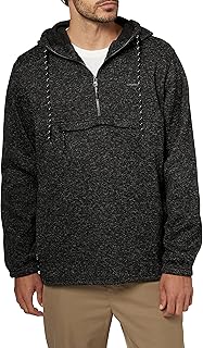 O'Neill Sudadera de forro polar con capucha y media cremallera para