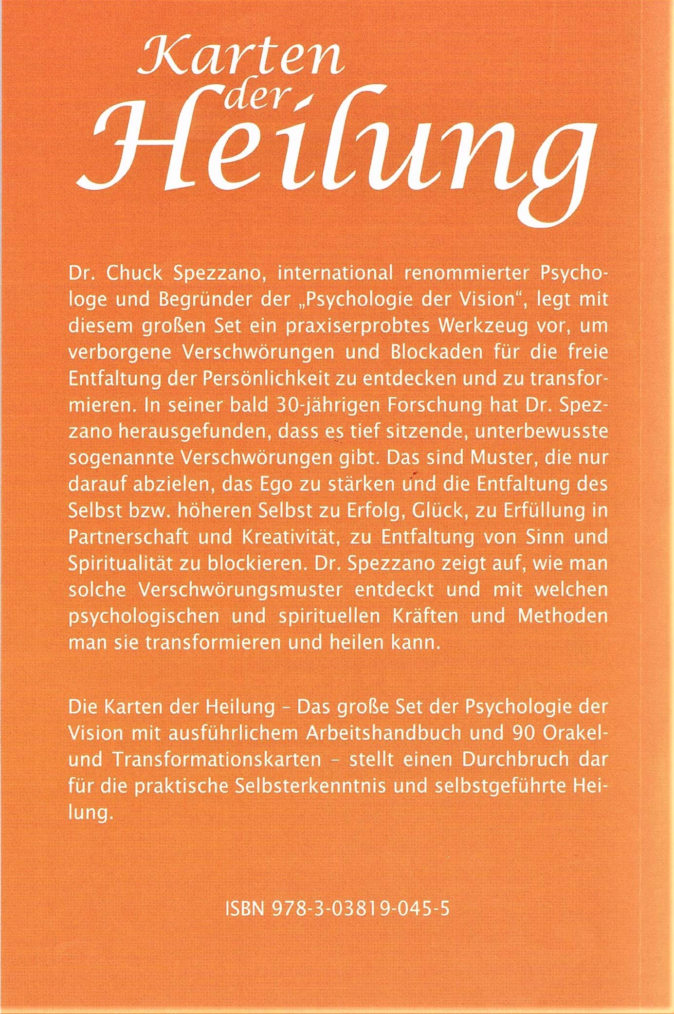 Karten der Heilung: 90 Karten mit Begleitbuch - Das große Set zur Psychologie der Vision