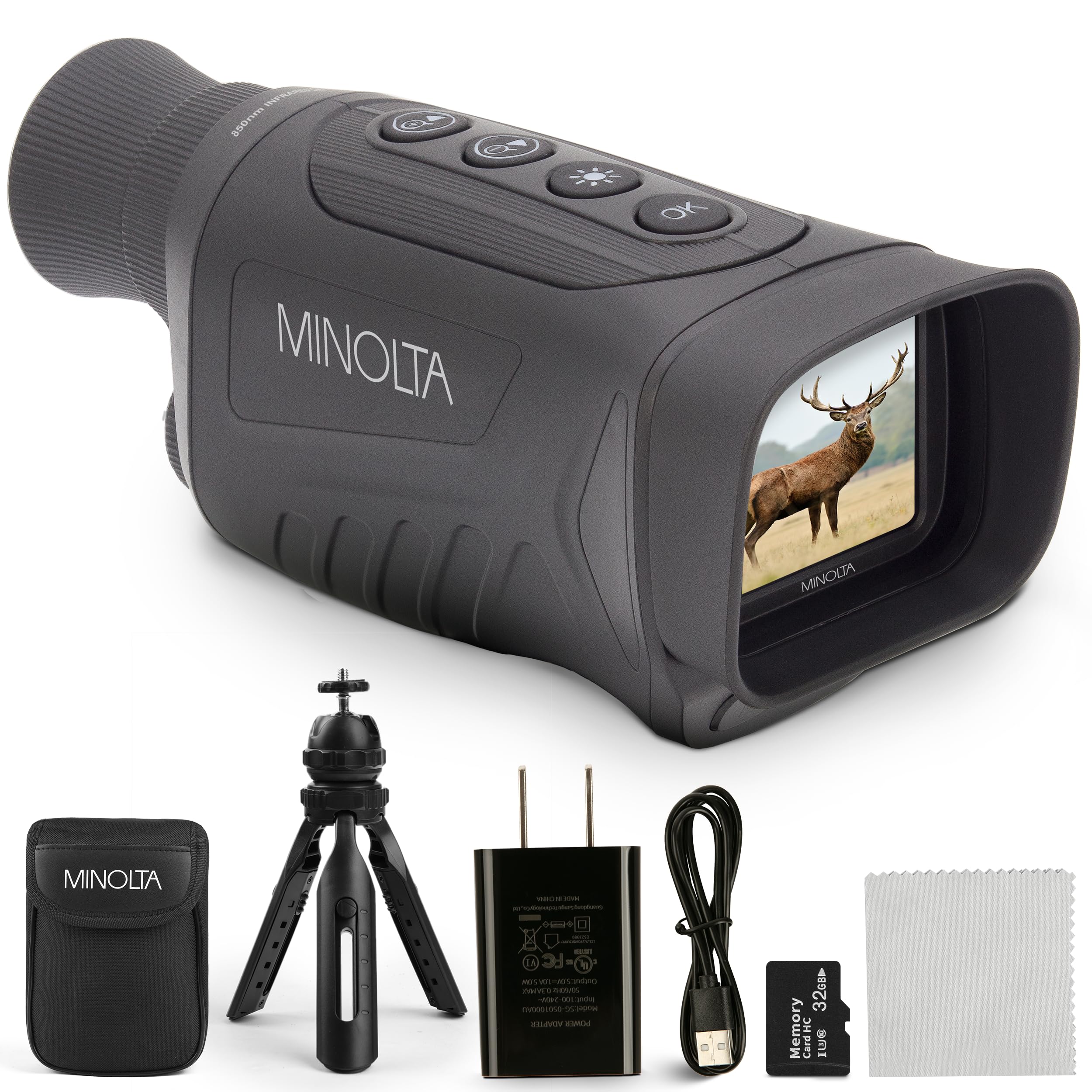 Amazon.com: Minolta 6x25 Digital Night Vision Monocular w/Built-in