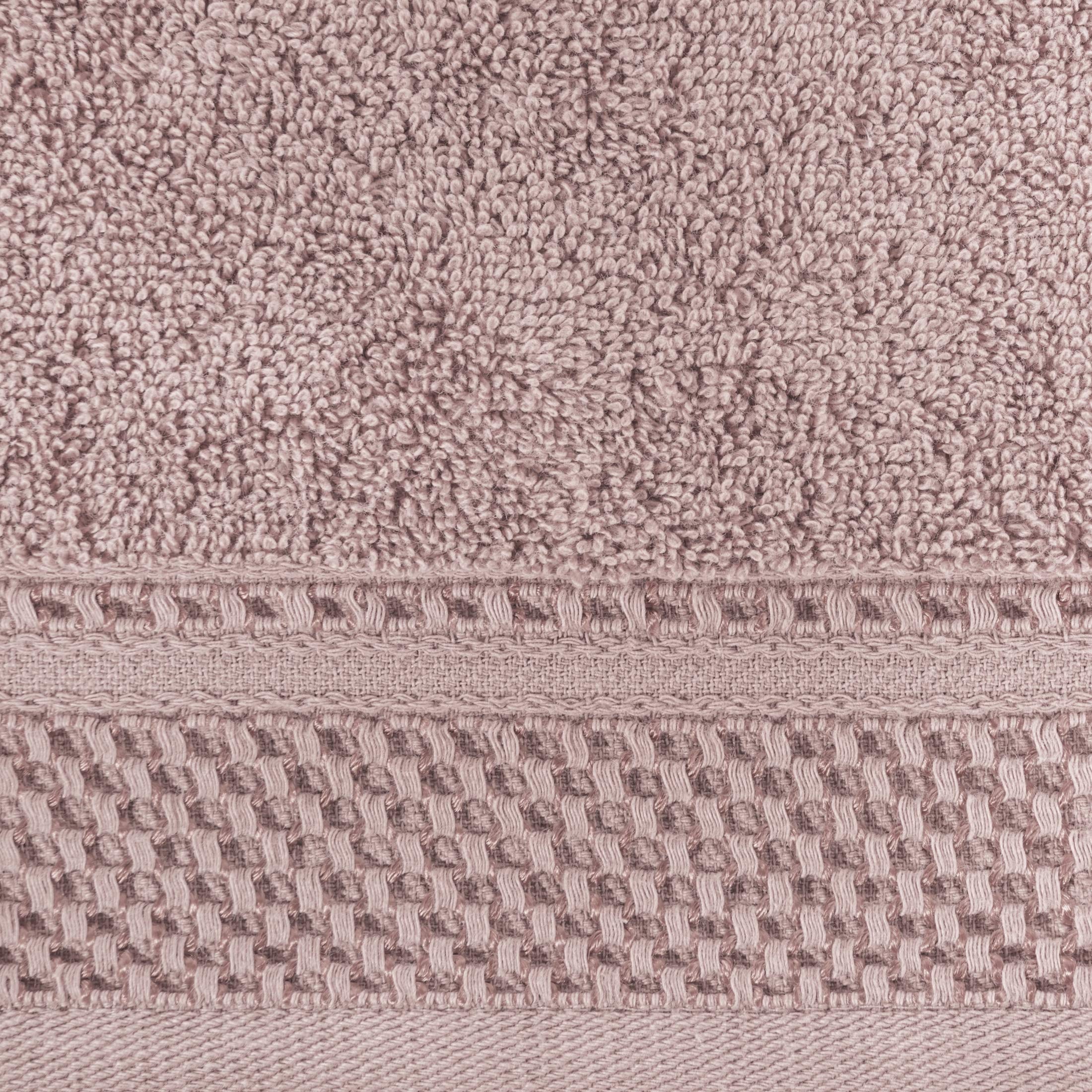Eurofirany Carlo Set Bagno, Asciugamano da Sauna, Assorbente, 100% Cotone 580 g/m2, di Alta qualità, Confezione da 3 e 6 Pezzi, Rosa Chiaro, 70 x 140 cm, 3 unità