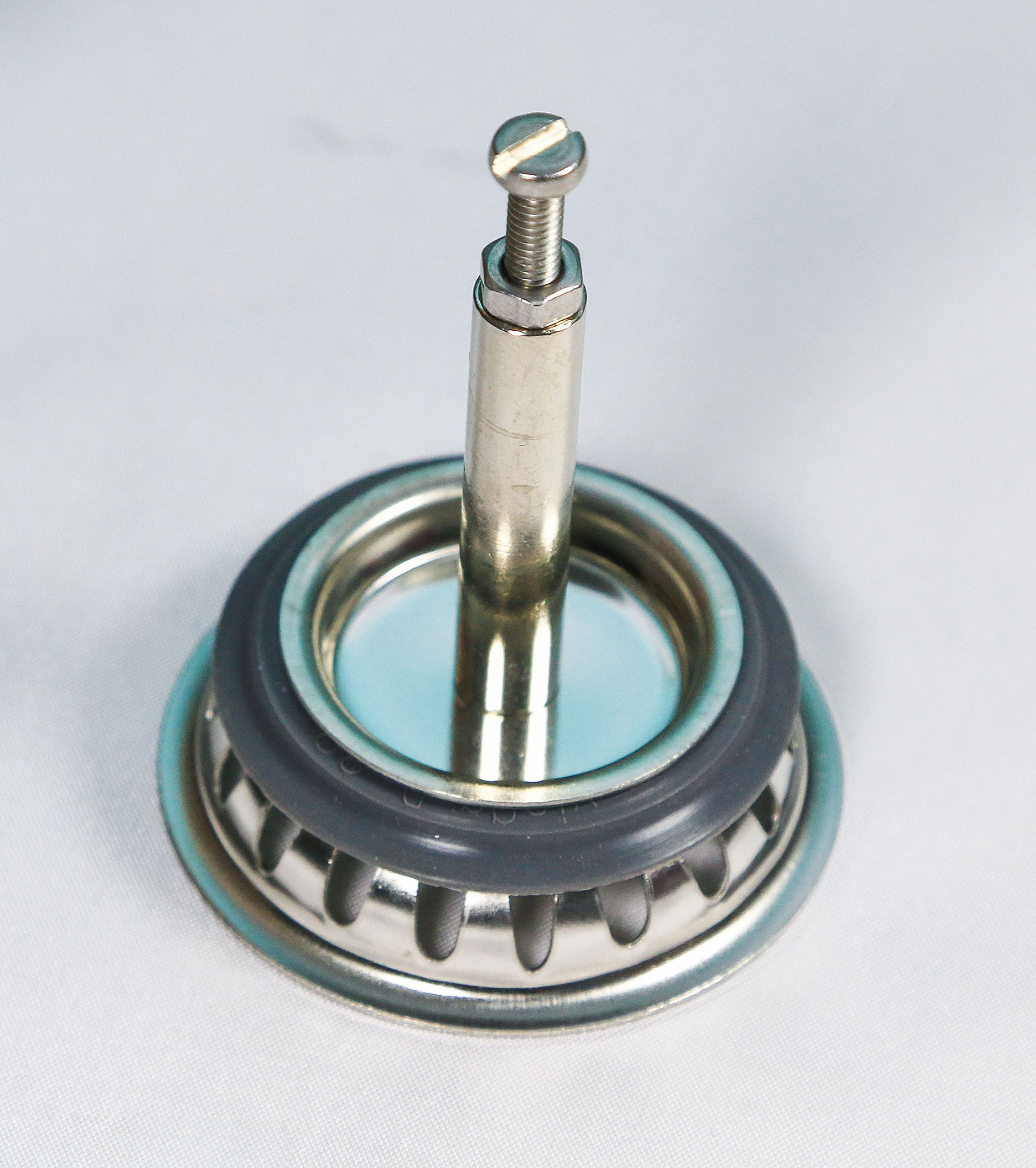 Blanco Silver Sink Basket Strainer Plug 1.5 Inches (For Use With Eccentric Plug)