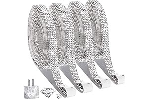 4 Rolls Bling Diamond Rhinestone Sticker for Arts and Crafts