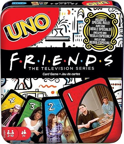 Mattel Games UNO - Juego de cartas The Amazing Spider-Man en lata de almacenamiento y viaje para niños, adultos y familia con cubierta y regla