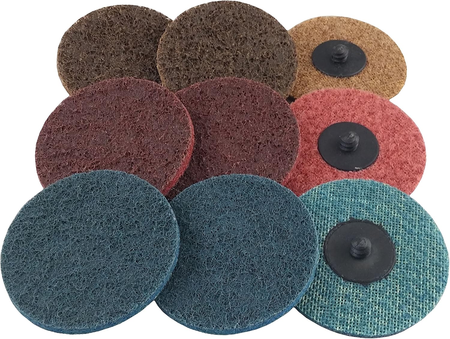 Starcke 3'' Quick Change Surface Conditioning Sanding Discs (Multi Grit, 24 Pack)