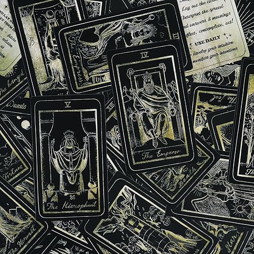 Miniatura 7 de Cartas de tarot para principiantes, cartas de tarot simples e intuitivas, baraja de adivinación para lectores expertos, cartulina suave con barajas