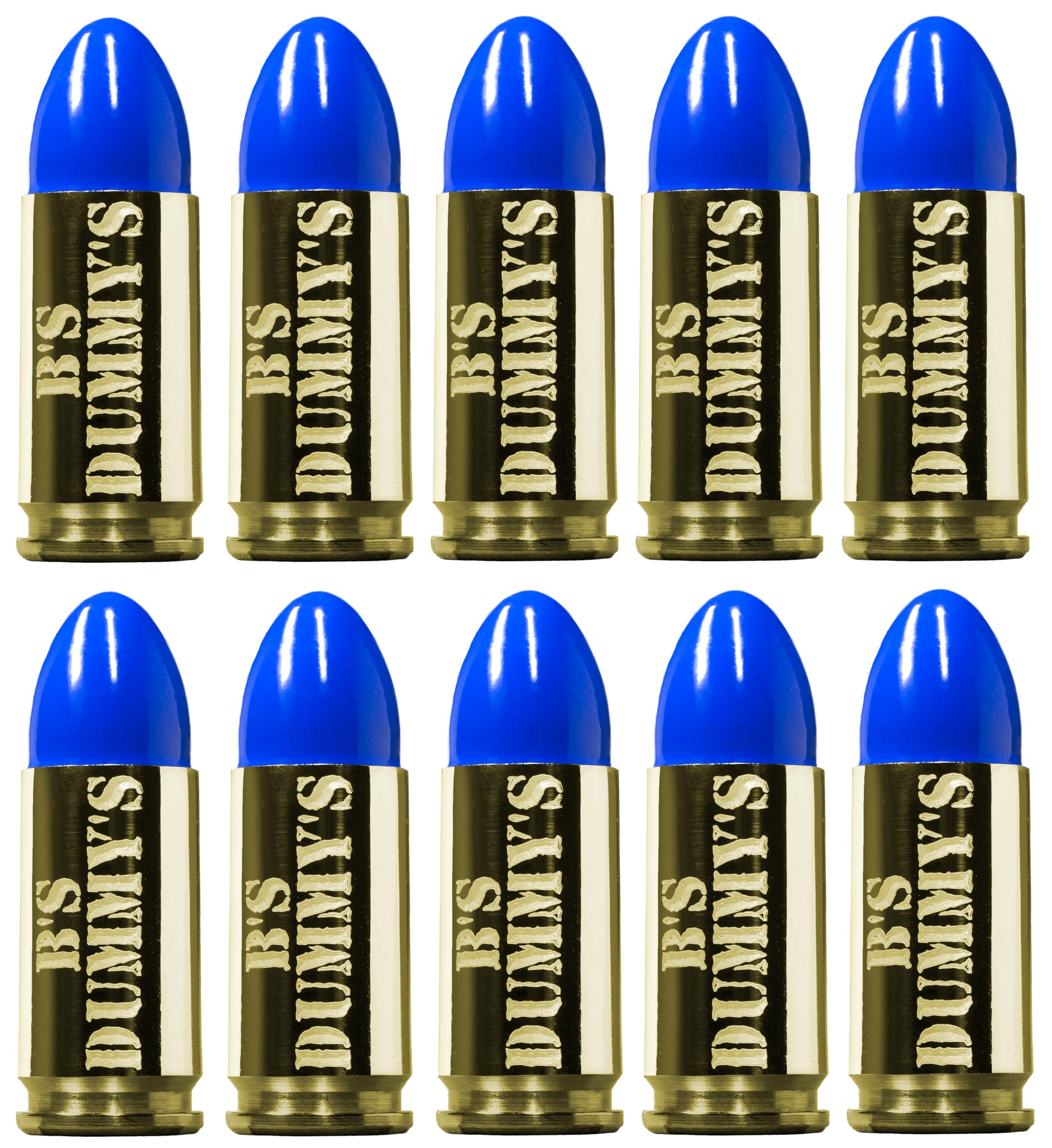 A.K.A. B's Dummy's - Dummy 9mm Luger Training Caps (10 Pack)