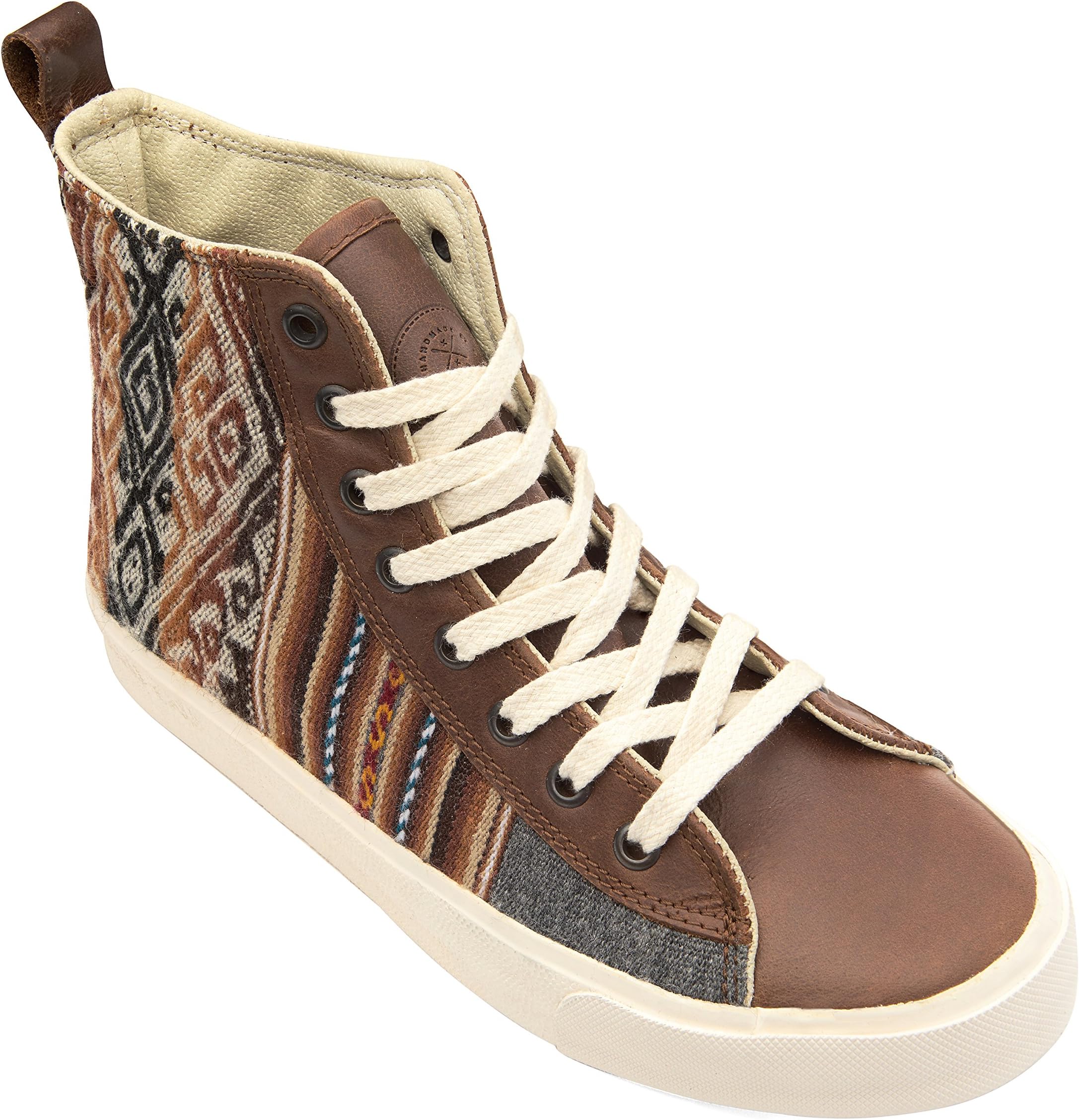 Cusco High Top Canvas Sneaker - Handcrafted Artisan Women's & Men's Casual Shoes
