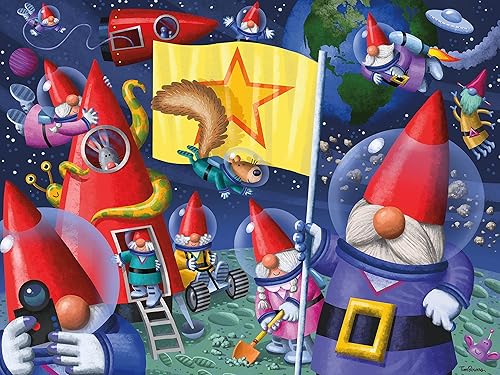 Ceaco - Gnomo dulce gnomo - Gnomos galácticos - Rompecabezas de 300 piezas