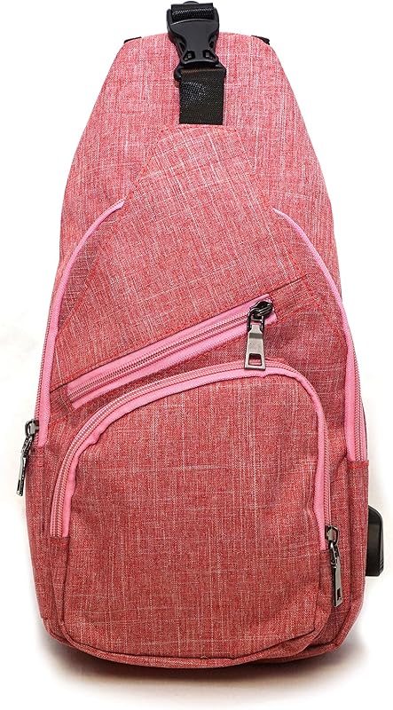 Mochila NuPouch antirroubo com conector de carregamento USB, grande, rosa em oferta na Shopee Mochila NuPouch antirroubo com conector de carregamento USB, grande, rosa em oferta na Shopee