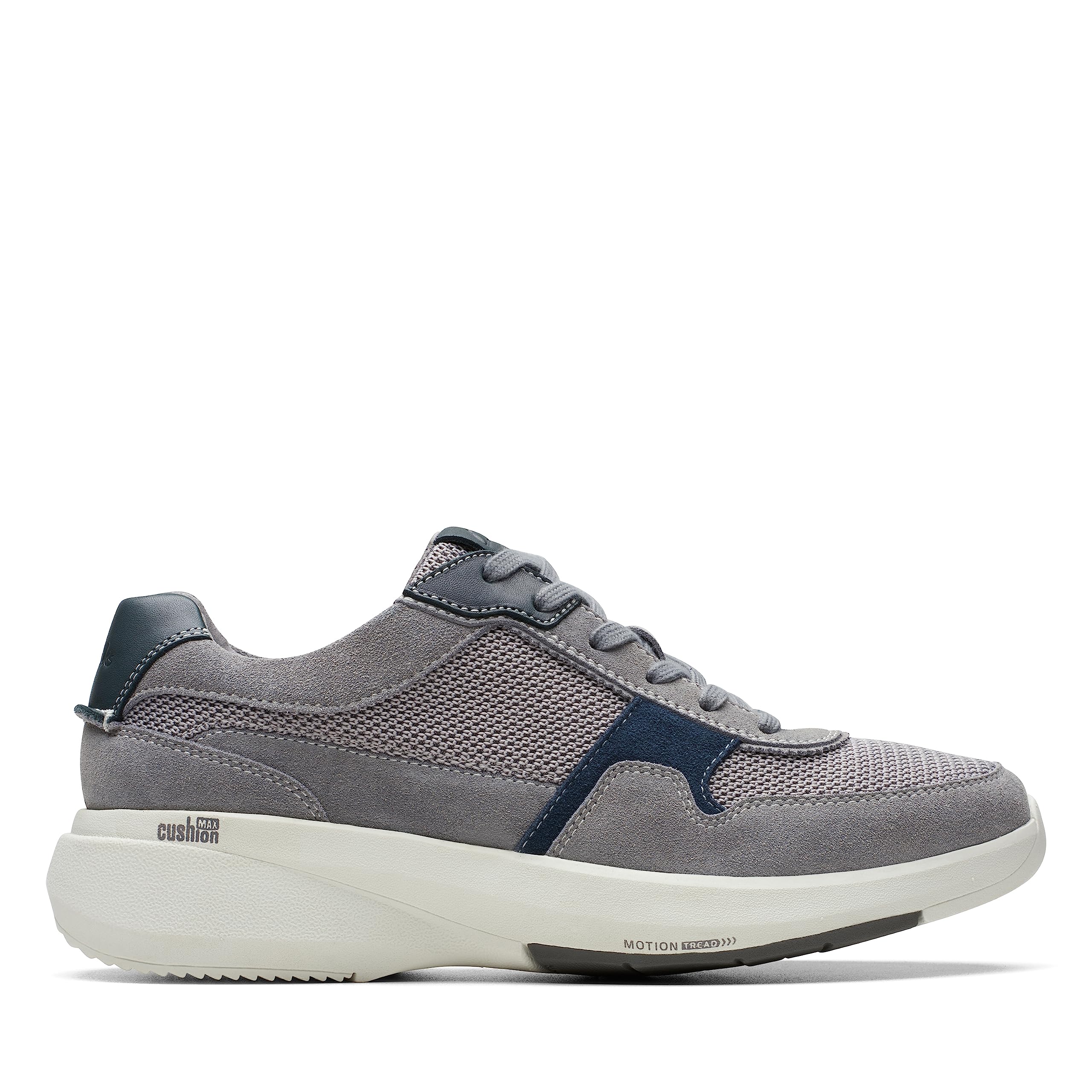 Clarks Lehman Race Mens Dark Grey Combi, 6.5