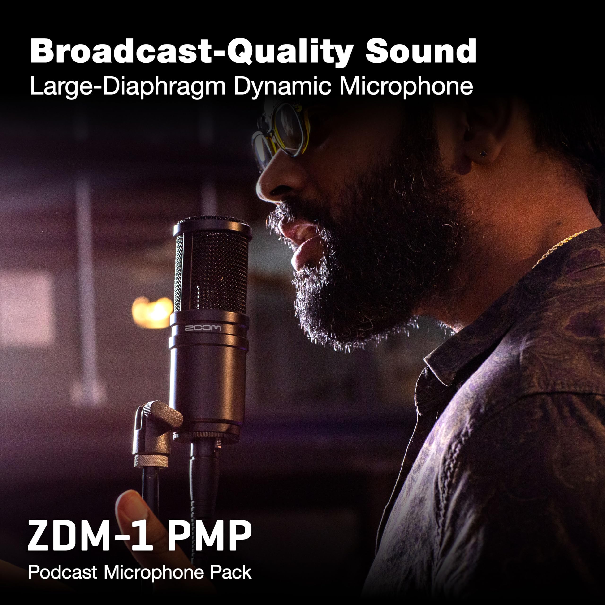 Amazon.com: Zoom ZDM-1 Podcast Mic Pack Includes Dynamic