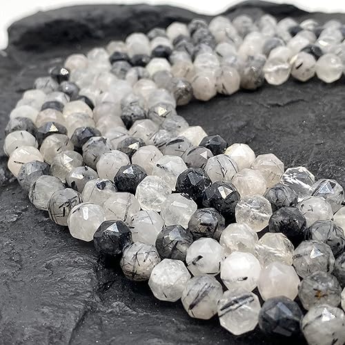 Miniatura 4 de ABCGEMS - Cuentas de piedra lunar de durazno madagasquino (técnica avanzada de incisión de estrella para una dispersión óptima de la luz y brillo)